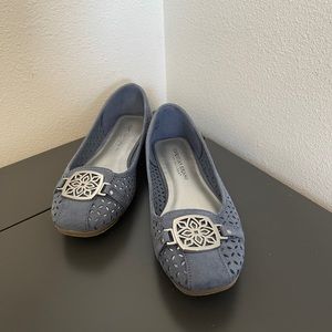 SOLD: Christian Soriano Blue Flats -SZ 8